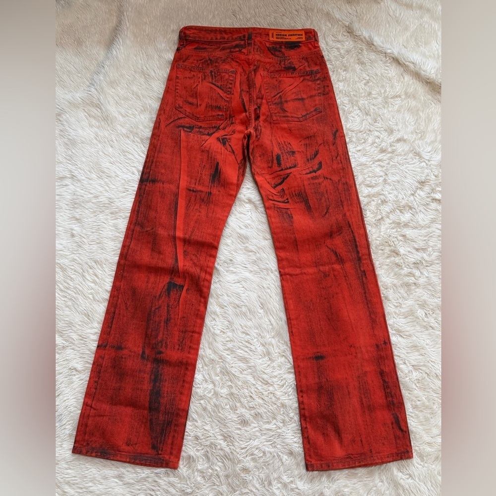 NWT HERON PRESTON Overdyed Spray Regular 5 Pockets Jeans - Size 26 - Picture 3 of 7